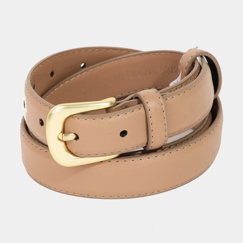 Faux Leather Medium Belt
