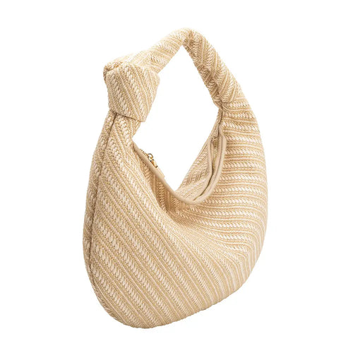Cher Shoulder Raffia Bag