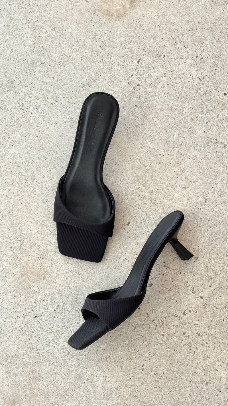 Meadow Black Heels