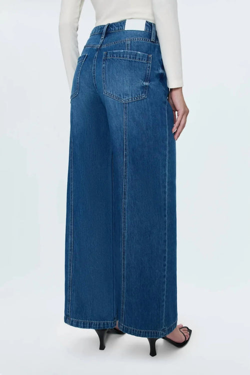 Jadyn Seamed Low Slung Palazzo - Imagine