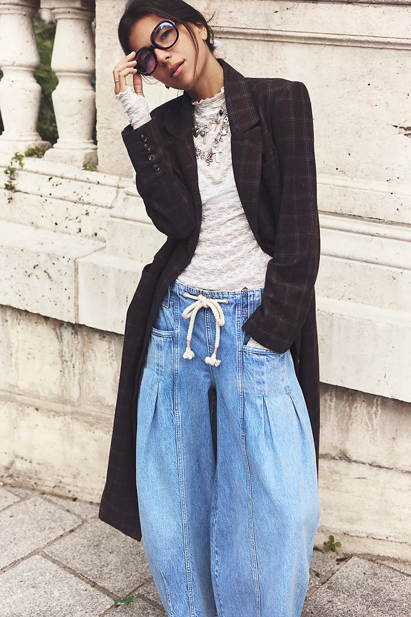 Margo Wide Pull On Barrel Jean