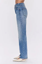 Cassie Super High Rise Straight - Serpentine Vintage