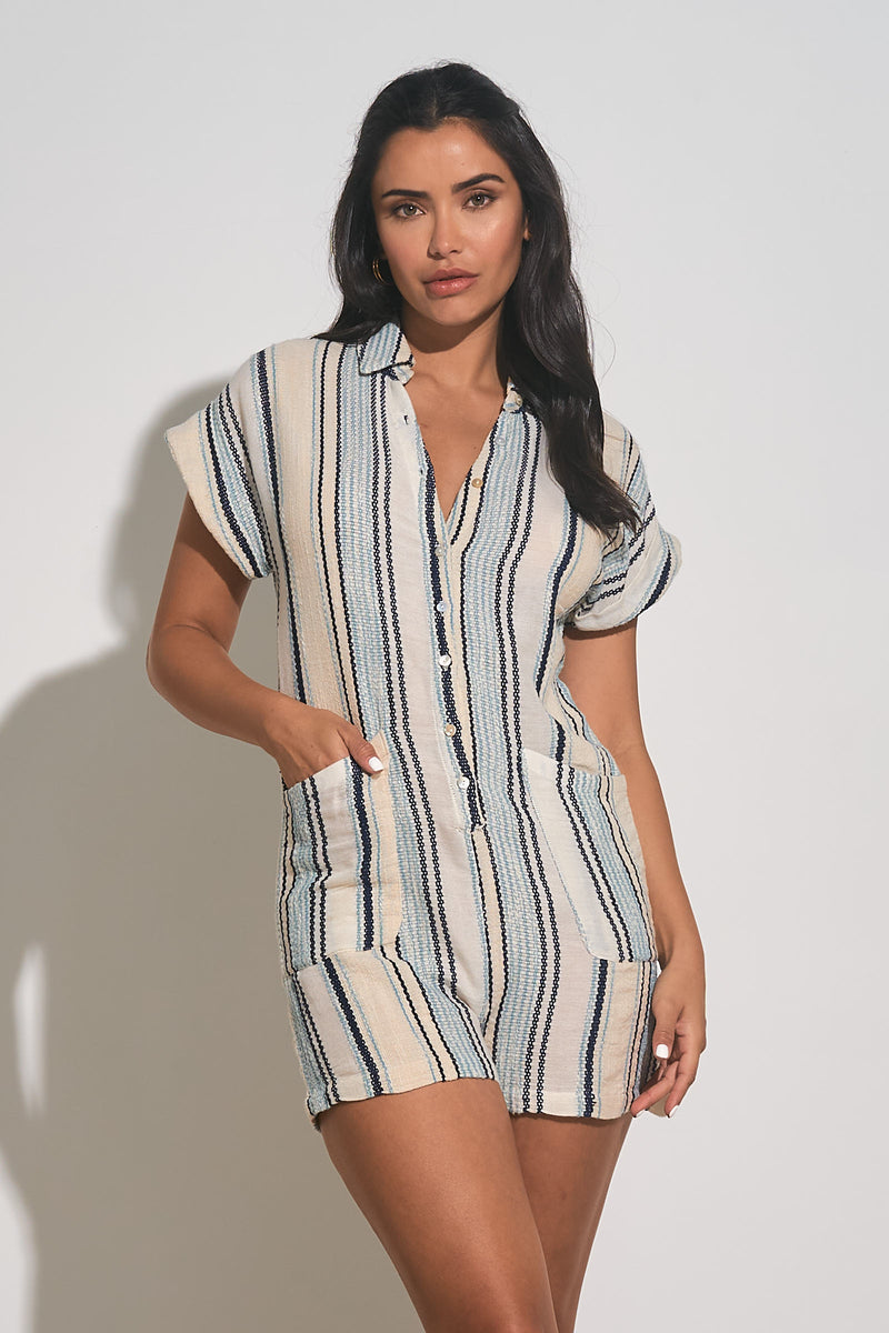 Houston Romper (missing buttons)