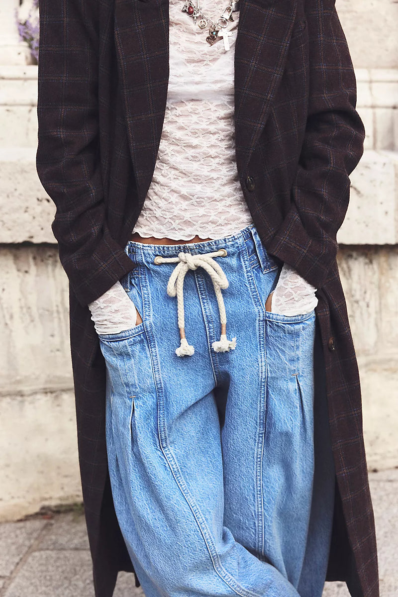 Margo Wide Pull On Barrel Jean