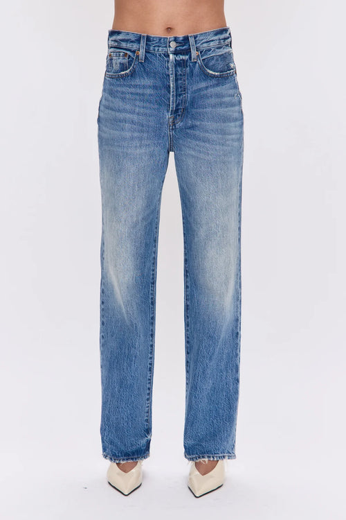 Cassie Super High Rise Straight - Serpentine Vintage