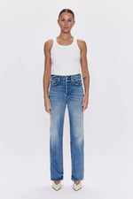 Cassie Super High Rise Straight - Serpentine Vintage