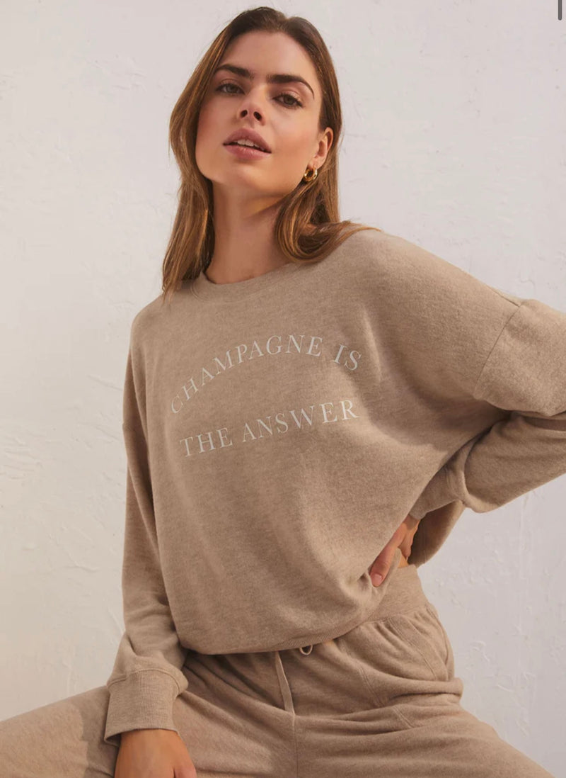 Elle Champagne Sweatshirt