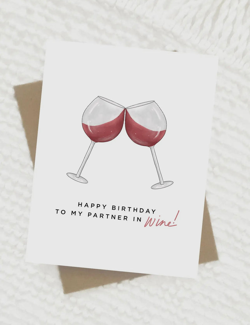 Partner in Wine Card