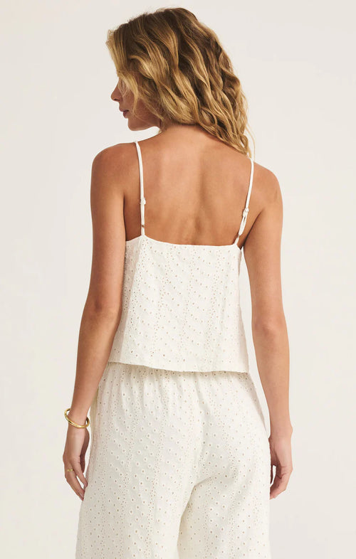 Sylvie Knit Eyelet Tank