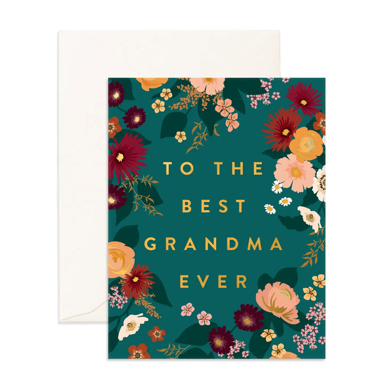 Best Grandma Greeting Card