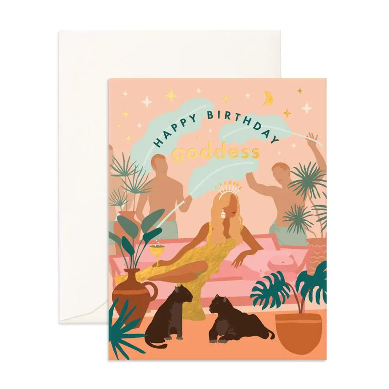 Birthday Goddess Card
