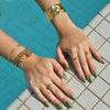 Vesna Braided Herringbone Chain Bracelet