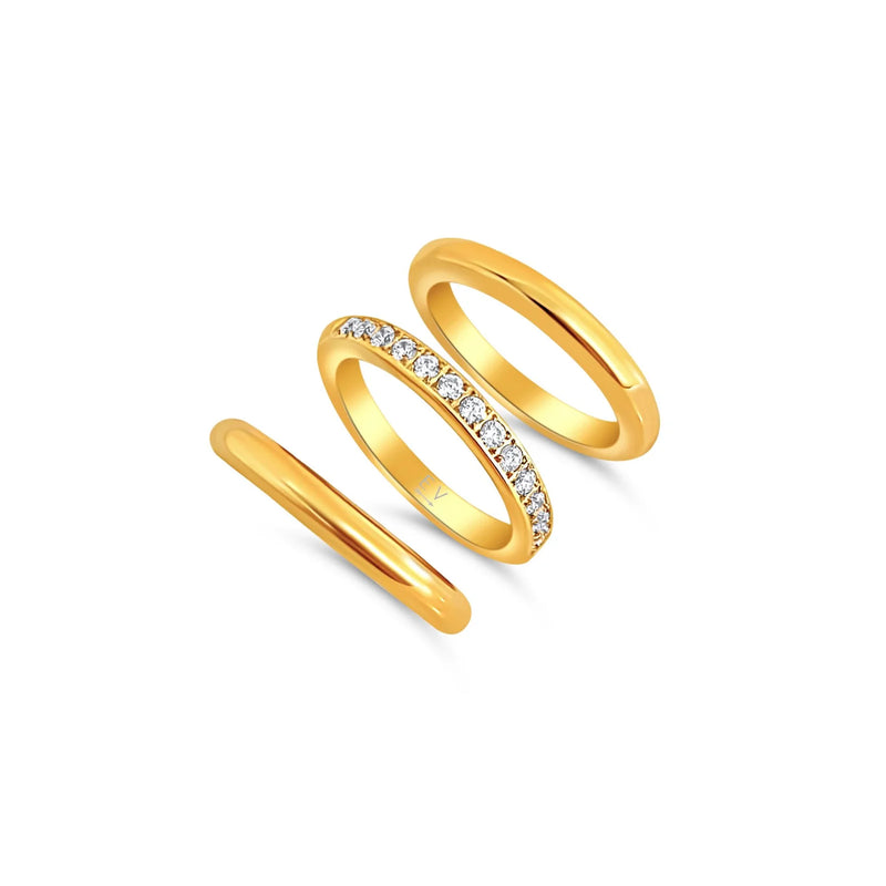 Percy Triple Ring Set