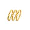 Lucia Beaded Triple Ring