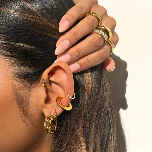 Brynn Huggie Hoop Cartilage Earring