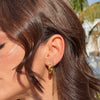 Kira Drop Chain Huggie Earring