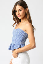 Saylor Checkered Top