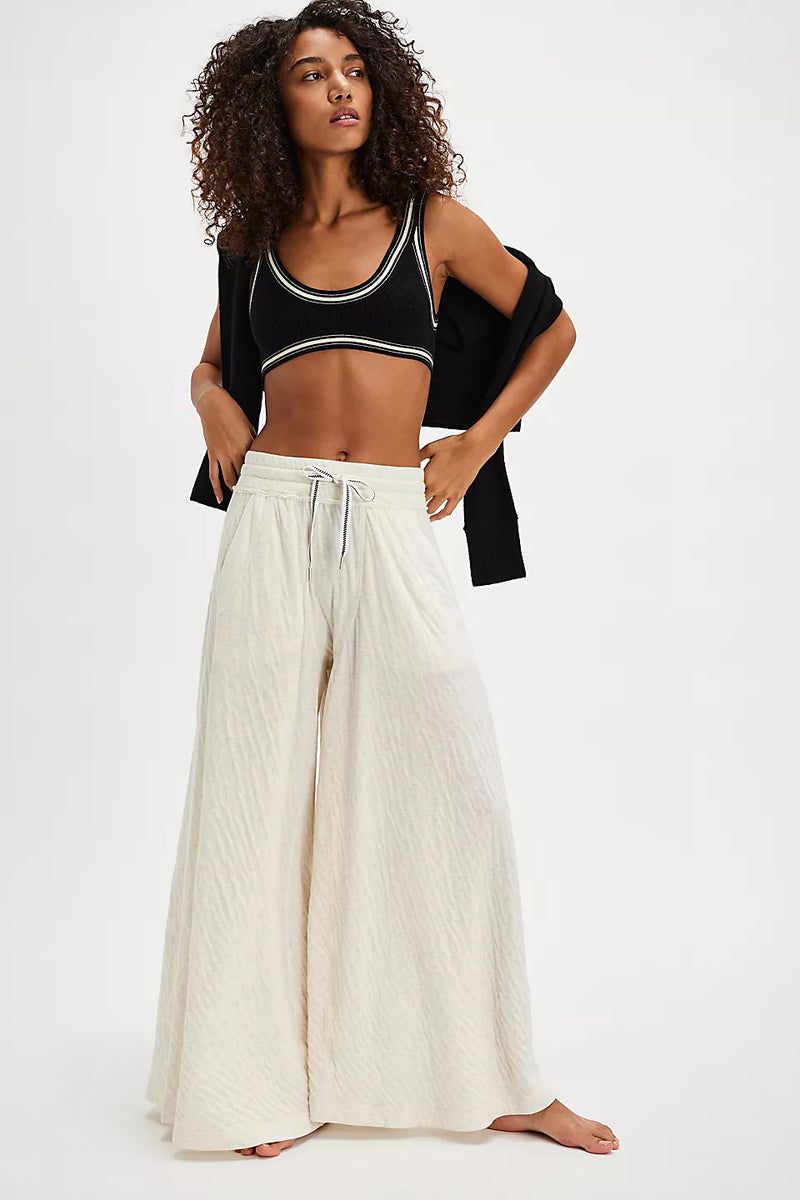Wait A Minute Wide-Leg Lounge Pants