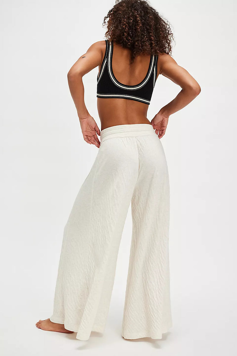 Wait A Minute Wide-Leg Lounge Pants
