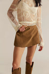 We The Free Paradise Found Suede Skort
