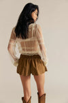 We The Free Paradise Found Suede Skort