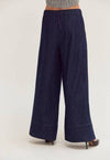 Bella Chambray Wide Leg Pants