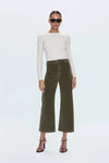 Penny Crop High Rise Wide Leg Pant - Sequoia