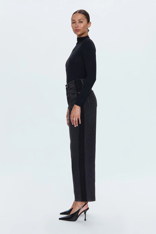 Wes High Rise Barrel Jean - Cinema