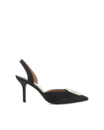 Katie Satin Heels