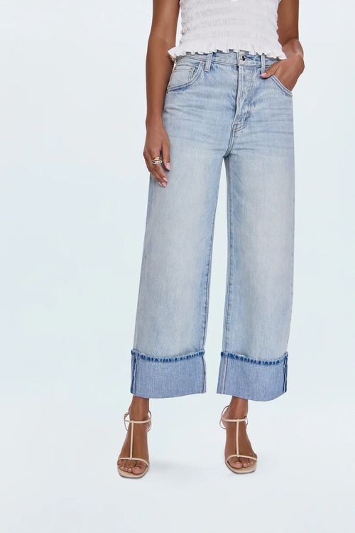 Ryder High Rise Cuffed Straight
