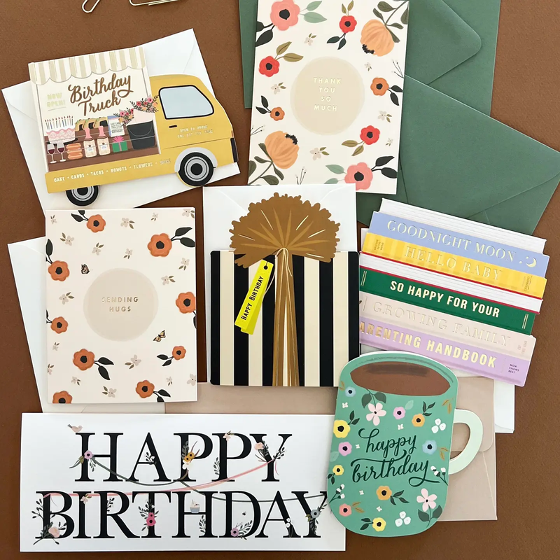Birthday Coffee Mug Die-Cut Greeting Card