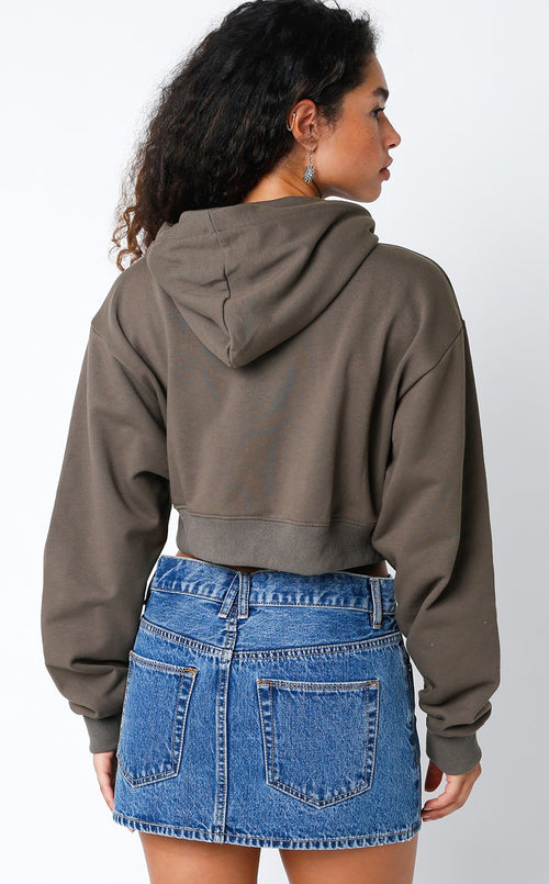 Misha Cropped Hoodie