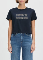 Favorite Daughter Cropped Collegiate Tee