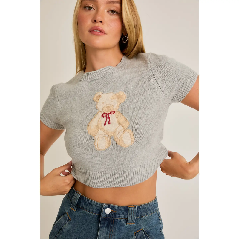 Teddy Sweater Top