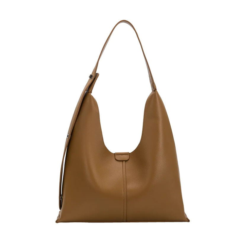 Carmen Tan Recycled Vegan Shoulder Bag