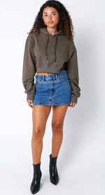 Misha Cropped Hoodie