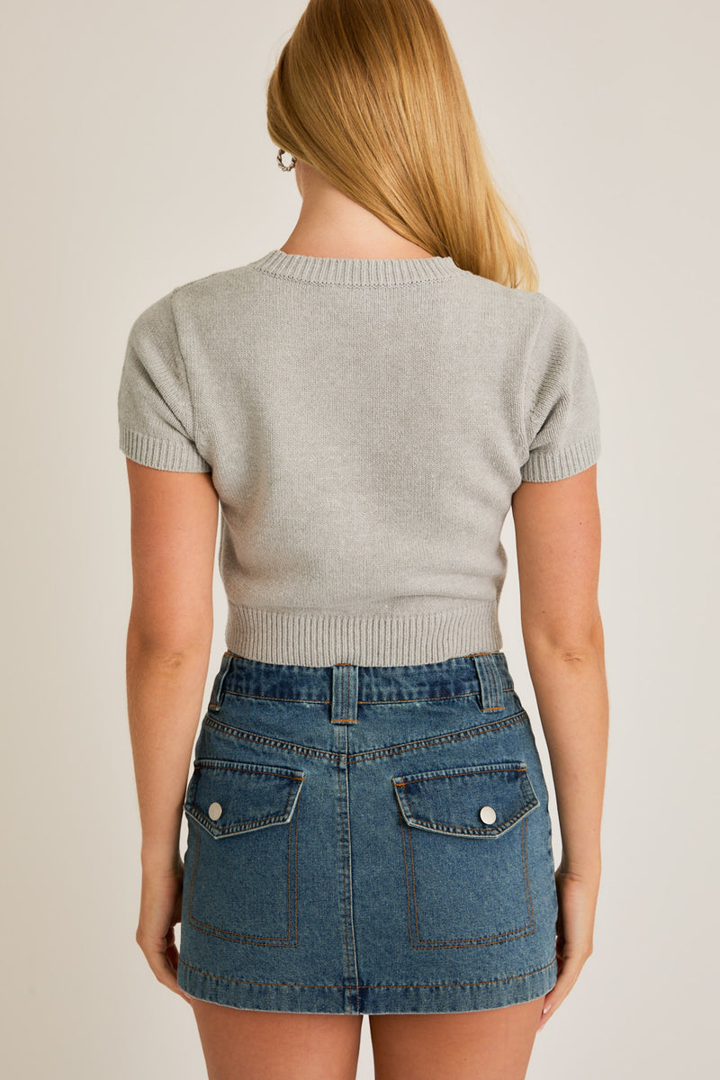 Teddy Sweater Top