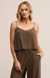 Sabel Cropped Linen Tank
