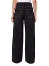 GEMMA WIDE LEG STUDDED JEANS