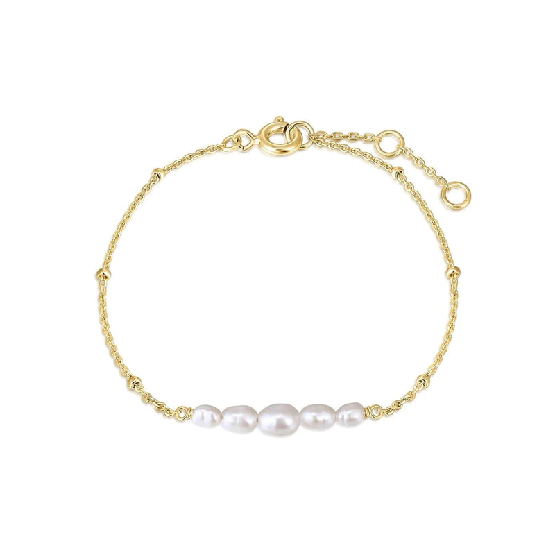 Micro Clustered Pearl  & Bead Bracelet