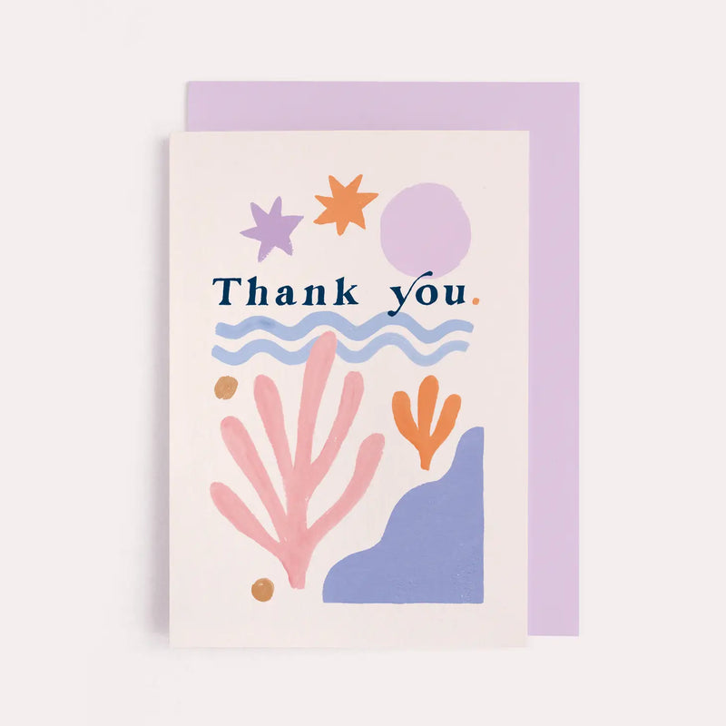 Shapes Thank You Card