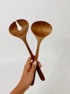 Teak Wooden Salad Tongs