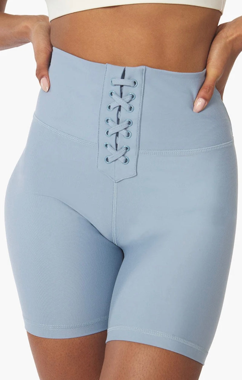 Lace Up Biker Shorts
